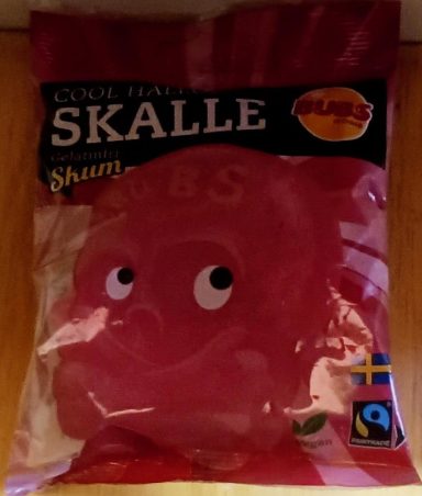 BUBS Cool Halon Skalle Sachet BUBS Cool Halon Skalle avec bonbon tête rose sans gélatine